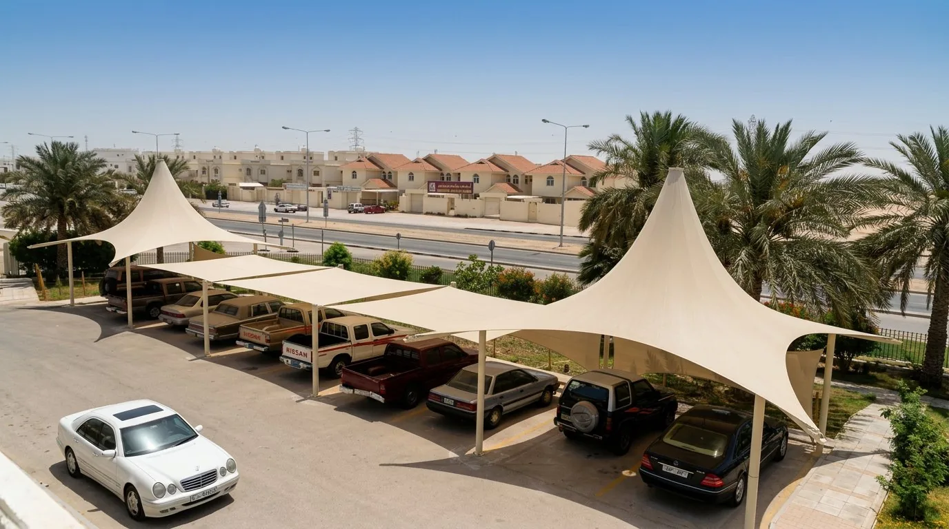 Car Parking Tensile Structure